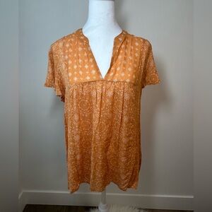 Mason & Belle Mustard Boho Blouse – Size M